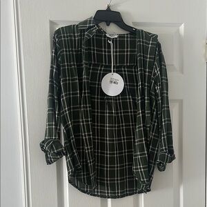 Princess Polly - Nora Shirt Forest Green